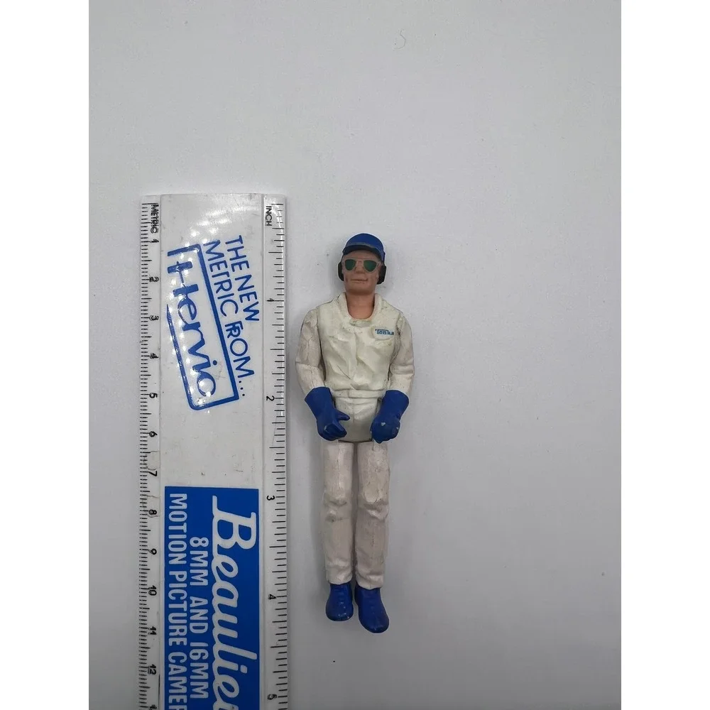 Vintage Tonka Play Toys Driver/Mechanic White Uniform Glasses Posable Figure '70